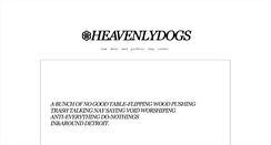 Desktop Screenshot of heavenlydogs.org